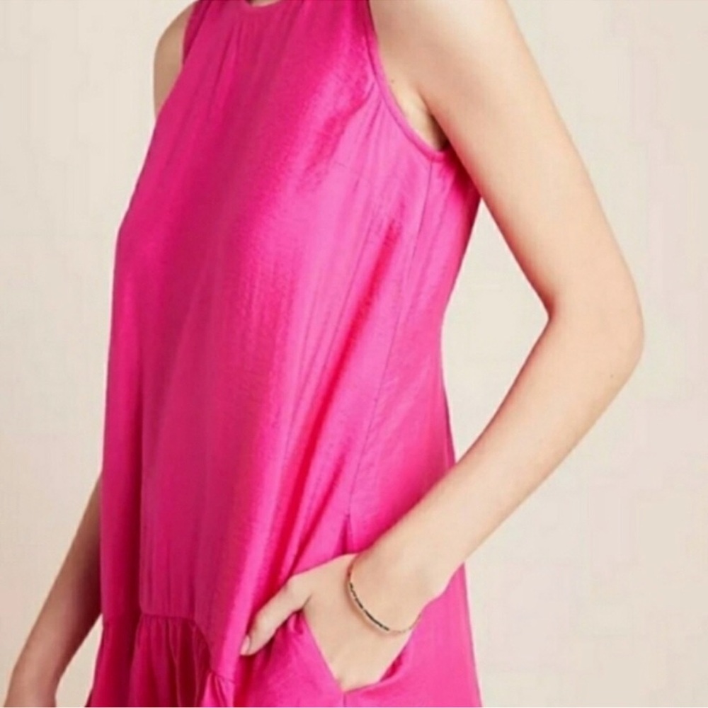 Anthropologie Maeve Marlene Tiered Midi Dress - Picture 2 of 8